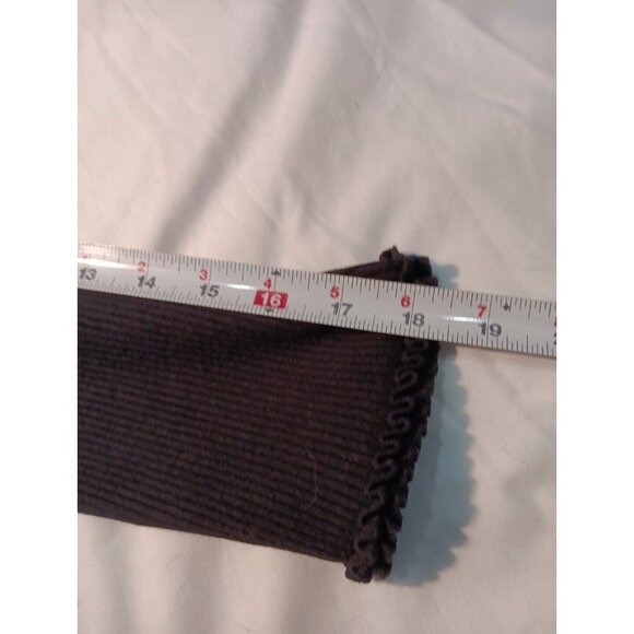 Vtg Ralph Lauren Sweater Womens Black Label Silk Blend Ribbed Knit L - Picture 9 of 10